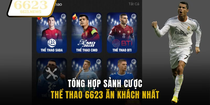 Tổng hợp sảnh cược thể thao ăn khách