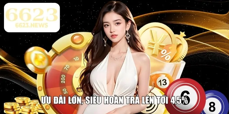 Ưu đãi lớn, siêu hoàn trả lên tới 4,5%